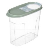 Recipient pentru depozitare cereale, 1.7L, Capac verde menta, CMCLASS