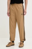 adidas Originals pantaloni de trening Firebird Pants culoarea verde, cu imprimeu, JY1339