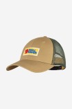 Fjallraven șapcă Vardag culoarea maro, cu imprimeu F78139