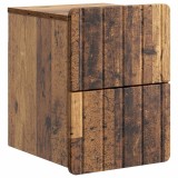 vidaXL Dulap de noapte suspendat Lemn vechi 33 x 34,5 x 43 cm 898311