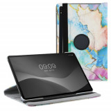 Husa 360&deg; pentru tableta Samsung Galaxy Tab S7 Plus/Galaxy Tab S7 FE, Kwmobile, Multicolor, Piele ecologica, 53587.04