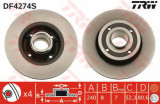 Disc frana RENAULT MEGANE II Grandtour (KM0/1) (2003 - 2012) TRW DF4274S