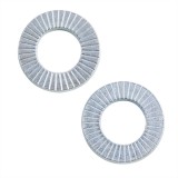 2 șaibe fixare roată pe ax cu piuliță 19/10,2 mm