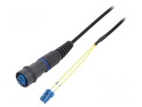 Patch Cord Fibră Optică Duplex Monomod SM Baionetă