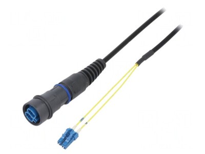 Patch Cord Fibră Optică Duplex Monomod SM Baionetă foto