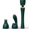 Vibrator Kyro Best Wand + 2 Atasamente Silicon Verde 29.1 cm