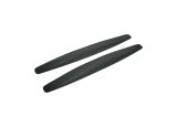 Protectii Bara Auto Carbon, Cauciuc, 40cm x 5/7cm, Set 2 buc, Banda Adeziva