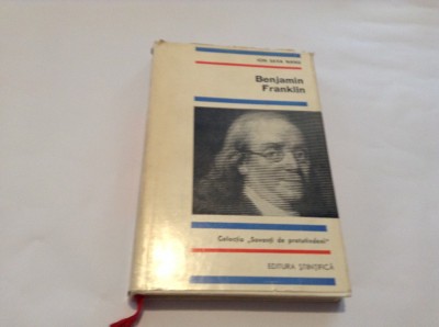 ION SAVA NANU - BENJAMIN FRANKLIN,RF10/2 foto