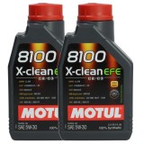Pachet 2 litri Ulei Motul 8100 X-Clean EFE 5W30