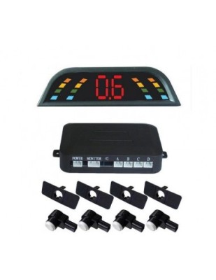 Senzori parcare cu display LED S303 tip OEM de 16.5mm Alb foto