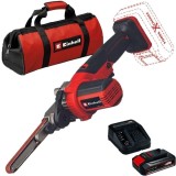 Einhell TE-BF 18 Li PXC + Starter Kit - Slefuitor cu brat geanta textila + Set 1 acumulator si incarcator Li-Ion 18 V 2.5 Ah