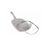 Tigaie grill aluminiu+capac 28x4 cm, Mozaik, Cooking by Heinner
