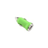 Adaptor de incarcare auto USB 1A-Culoare Verde