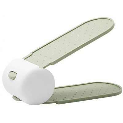 Suport pentru pantofi, flippy, cu dou&amp;Auml; straturi, organizator, antiderapant &amp;Egrave;i durabil, in&amp;Auml;l&amp;Egrave;ime reglabil&amp;Auml;, 28x18x11 cm, verde, 150 g foto
