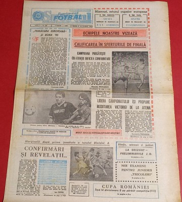 Ziarul Sportul Supliment FOTBAL 27.10.1989 (Steaua, Dinamo...) foto