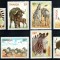 Ruanda Rwanda 1984, Mi #1283-1290 A**, fauna, animale salbatice, MNH, cota 16 &euro;!