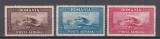ROMANIA 1928 LP 80 POSTA AERIANA C. RAIU FILIGRAN VERTICAL SERIE STARE MNH