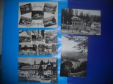 HOPCT LOT NR 188 BORSEC - JUD HARGHITA -5 CARTI POSTALE-RPR-CIRCULATE