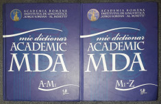 Academia Romana - MDA Mic dictionar academic (vol. I - II) foto