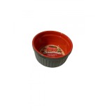 Bol ceramic Danny Home, 9 cm, pentru tort și savarine, rosu