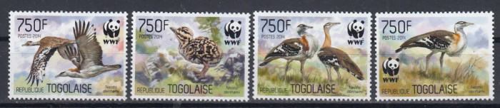 Togo - Fauna WWF - PASARI - MNH - Michel = 12,00 Eur.