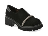 Pantofi GRYXX negri, C28, din piele intoarsa