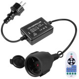 Lanț de lumini LED cu telecomandă, dimmer, timer cu 23 de taste, 220-240V, interior/exterior &ndash; 750W