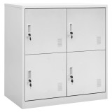 Cumpara ieftin Dulap de vestiar, gri deschis, 90x45x92,5 cm, otel