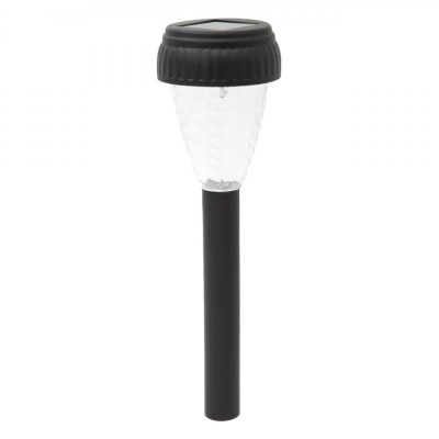 Lampa Solară, LED, Lungime 21.5cm, Culoare Negru, Material Plastic foto