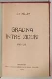 GRADINA INTRE ZIDURI , POEZII de ION PILLAT , 1920