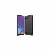 Husa Compatibila cu Samsung Galaxy A10 / M10 Techsuit Carbon Silicone Negru