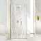 Paravan dus walk-in Aqua Roy Gold, model Manhattan incolor, sticla 8 mm clara, securizata, anticalcar, 90x195 cm