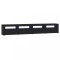 Comoda TV cu lumini LED, negru, 240x35x40cm