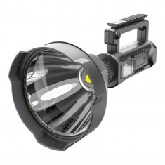 Lanterna LED cu trepied, 15 W, 31 x 16 cm, ABS, reincarcabila, functie Powerbank, USB