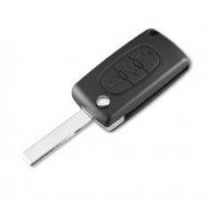 Cheie auto completa compatibila Peugeot 433Mhz ID46 PCF7961 Chip Model FSK lamela HU83 407