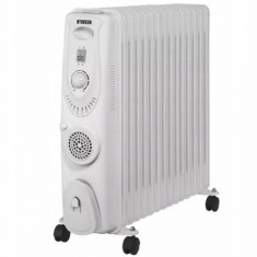 Calorifer electric cu ulei Noveen OH1501 15 elementi 3 viteze 3400W White foto