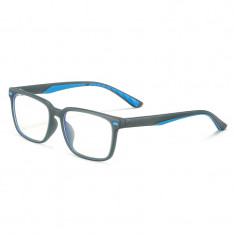 Ochelari cu lentile de protectie pentru calculator, pentru copii, lentile policarbonat, negri cu albastru foto