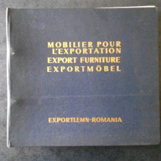 MOBILIER PENTRU EXPORT. EXPORTLEMN-ROMANIA (catalogul este in 3 limbi)