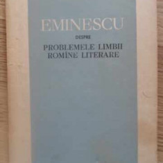 EMINESCU DESPRE PROBLEMELE LIMBII ROMANE LITERARE-GH. BULGAR