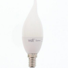 Bec LED lumanare E14 6W 230V lumina rece Well