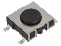 Microintrerupator TACT SPST-NO SMD 0,05A 42VDC foto