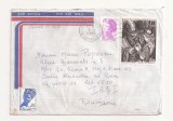 FD15 - Plic Circulat international Franta - Romania (Iasi ) , 1983