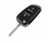 Carcasa cheie Topautochei&reg; pentru Peugeot Citroen, upgrade model vechi, 2 butoane, lamela HU83, fara suport de baterie pe spatele carcasei, Oem