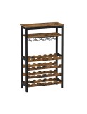 Cumpara ieftin Dulap pentru vinuri, Songmics, KWR028B01, 24 sticle, 30 x 66 x 100 cm