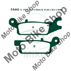 MBS Placute frana sinter EBC FA443R / MCB801, Cod Produs: 7321227MA