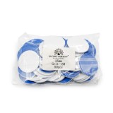 Set de 8 unități: Fișe adezive de schimb pentru discuri de pedichiură, 25 mm, #150, 50 bucăți, albastre