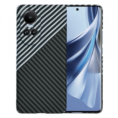 Husa pentru Oppo Reno10 / Reno10 Pro, Techsuit, Carbonite FiberShell, Neagra Gri foto