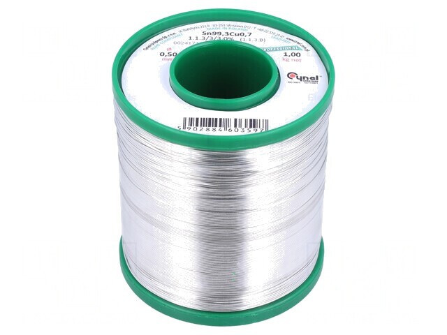 S&acirc;rmă de lipit fără plumb 0,5mm 1000g