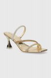 Aldo papuci Jewella femei, culoarea auriu, cu toc cui, 13738897.Jewella