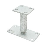 Papuc de reazem reglabil din otel zincat 150x70x70x70 mm, 4.5 mm